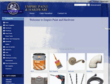 Tablet Screenshot of empirepaintandhardware.com